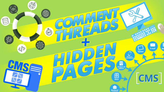 Comment Threads And Hidden Pages New Features For Cms On Sails Comment Threads And Hidden Pages New Features For Cms On Sails