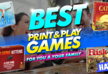Fun At Home: The Best Print and Play Games For You and Your Family best print and play games for you and your family
