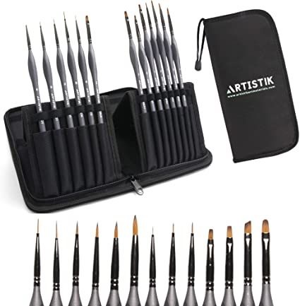 ARTISTIK Miniature Painting Kit with 13 Micro-Detail Brushes ARTISTIK Miniature Painting Kit with 13 Micro-Detail Brushes
