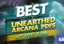 The Best Unearthed Arcana PDFs For Players and DMs Image showing the title Best Unearthed Arcana PDFs